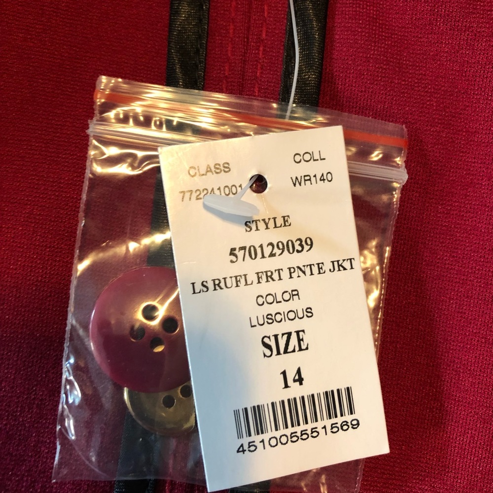 White House/Black Market Women's Red Blazer - Picture 2 of 14